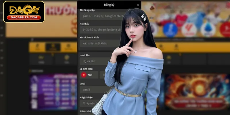 Hướng dẫn chi tiết 4 bước đăng ký DAGA88 chuẩn xác